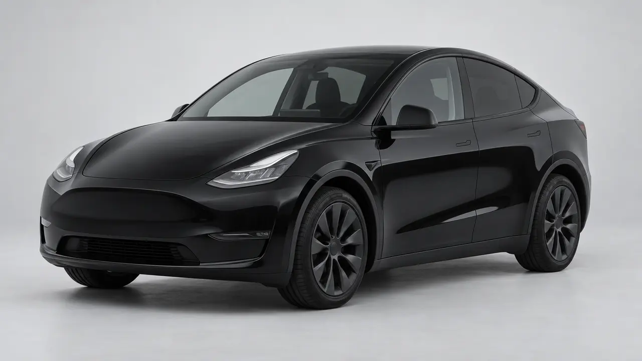 Illustration of a 2024 Tesla Model Y, not this car. Real photos coming soon.